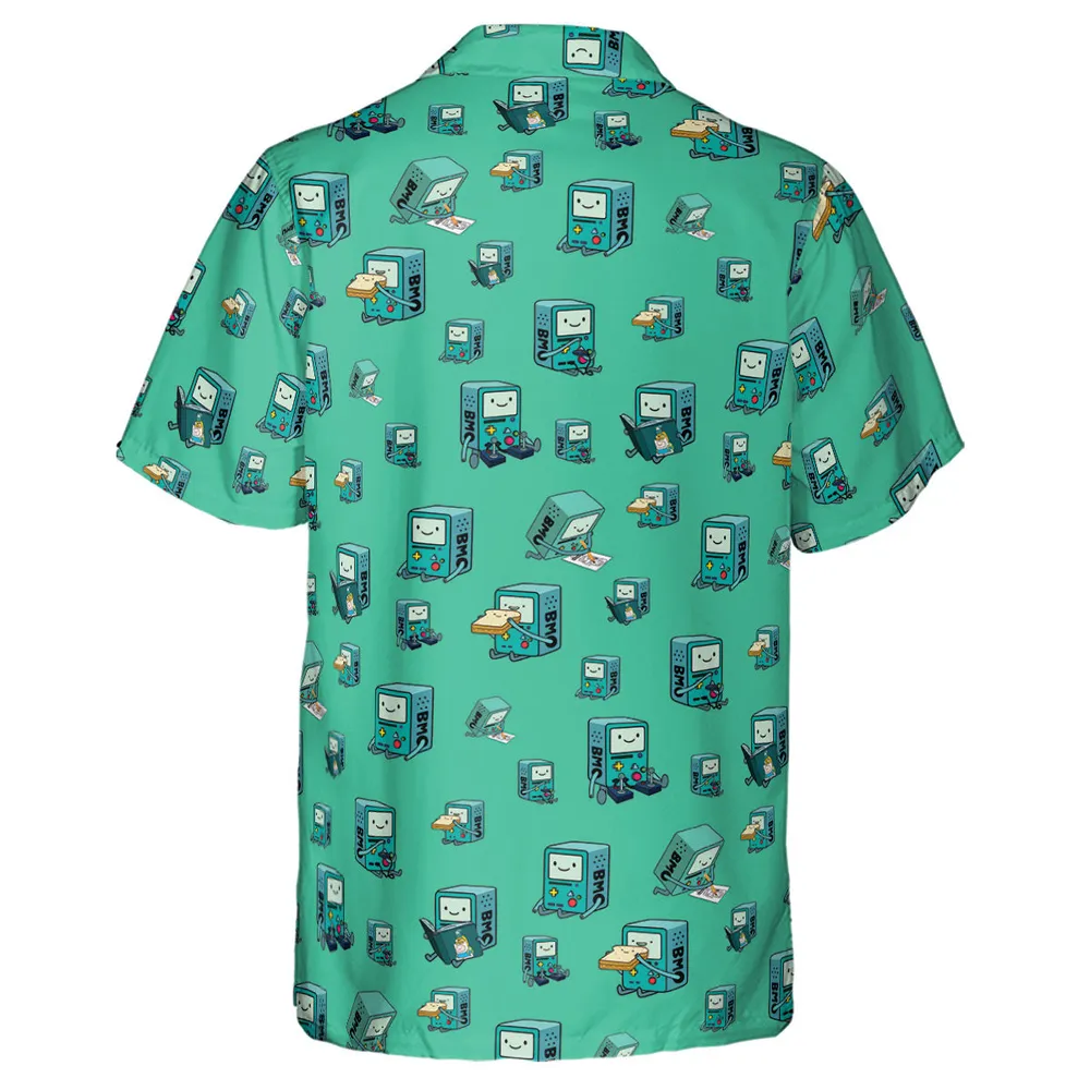 BMO World Adventure Time Hawaiian Shirt - 3