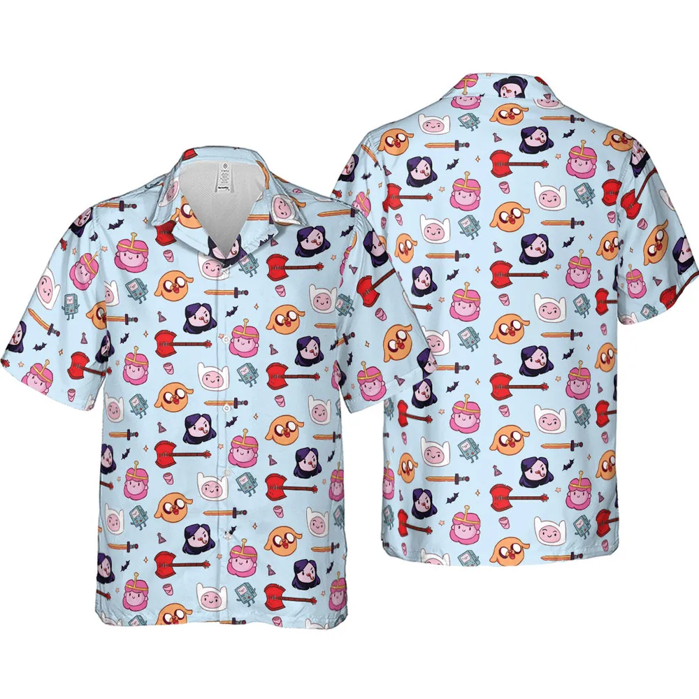The Gang Adventure Time Hawaiian Shirt - 4