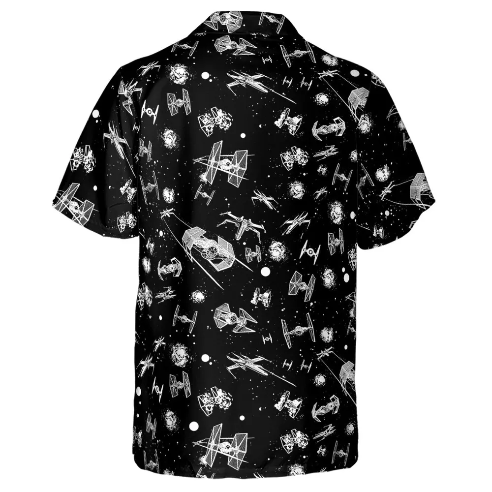 Space Ship Battle Star Wars Hawaiian Shirt - 3