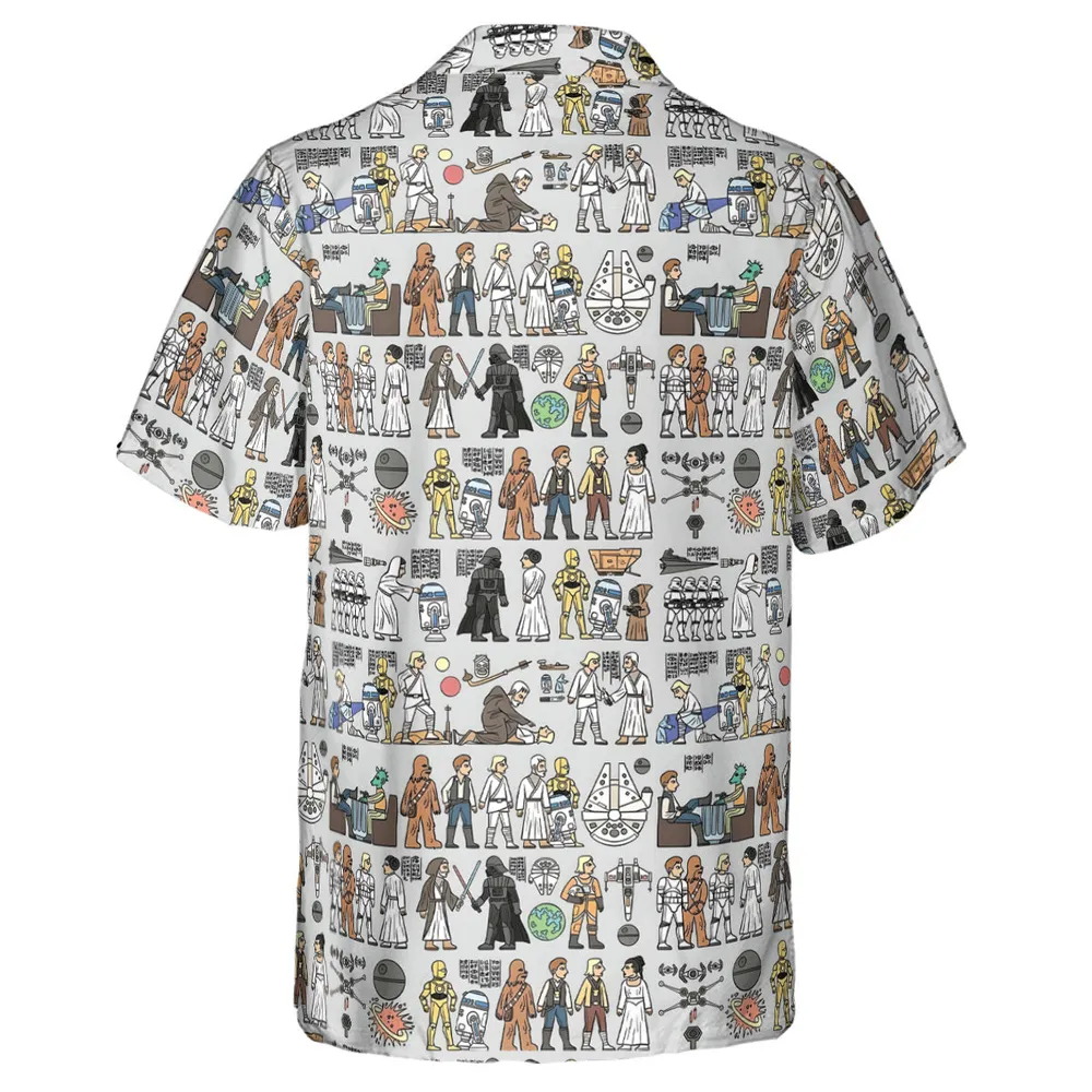Egyptian Galaxy Wars Hawaiian Shirt - 3