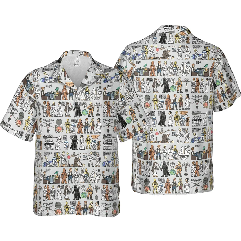 Egyptian Galaxy Wars Hawaiian Shirt - 4