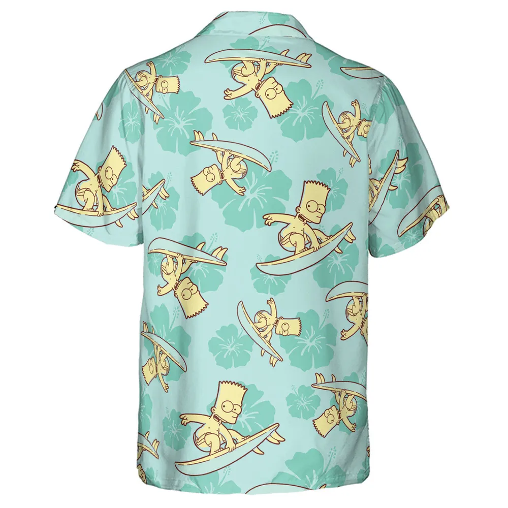 Surfing Simpsons The Simpsons Hawaiian Shirt - 3