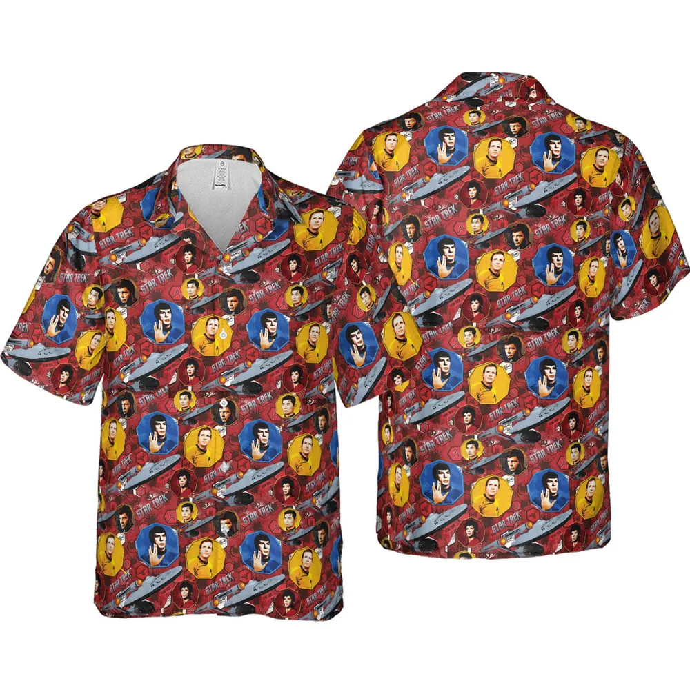 Boldly Star Trek Hawaiian Shirt - 4