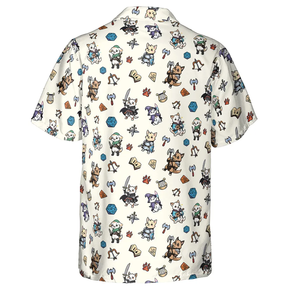 Dungeons and Dogs DnD Hawaiian Shirt - 3