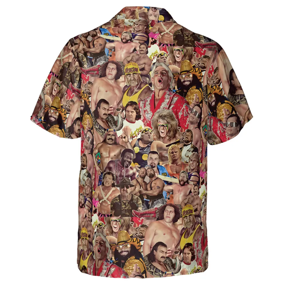 Pro Wrestlers Hawaiian Shirt - 3