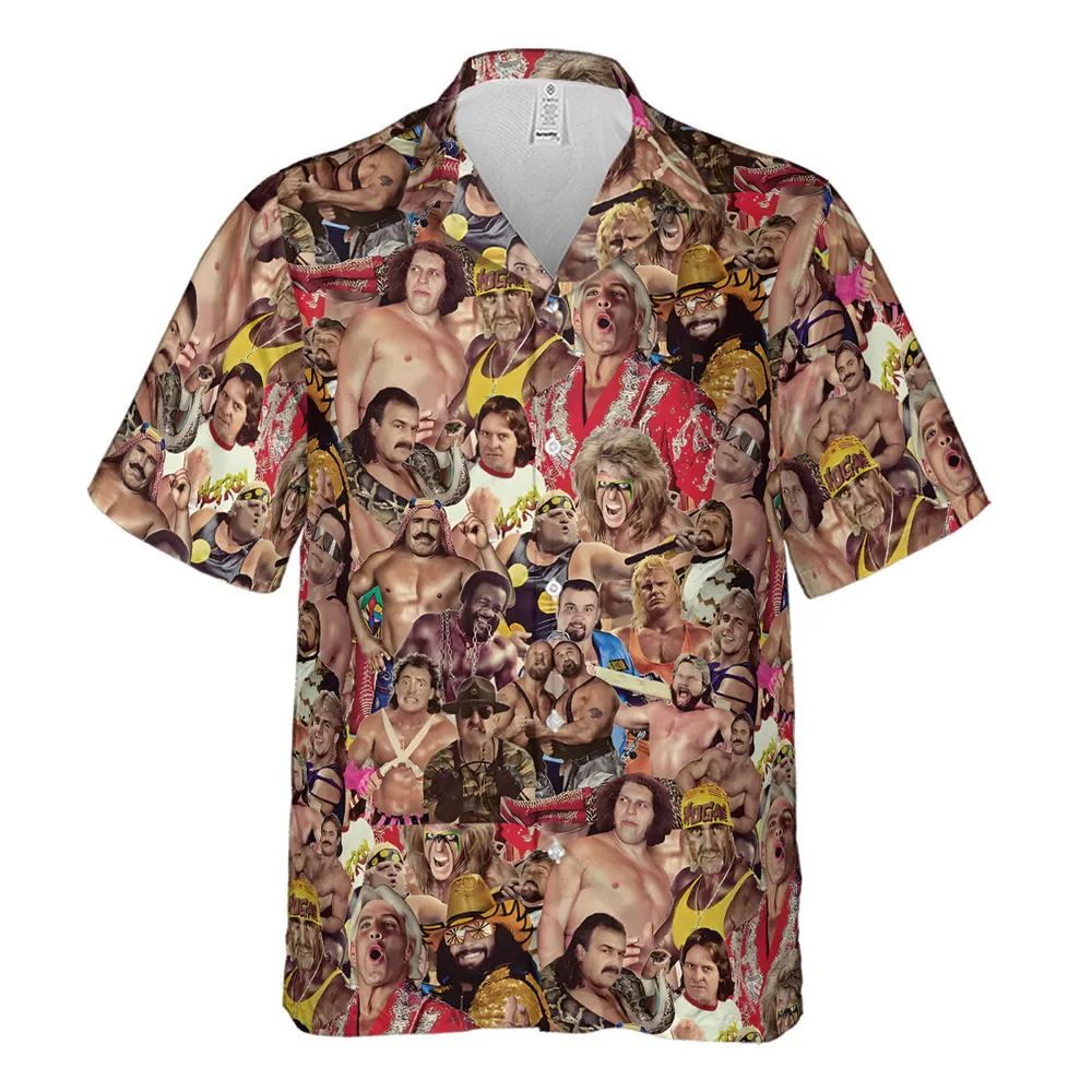 Pro Wrestlers Hawaiian Shirt - 2