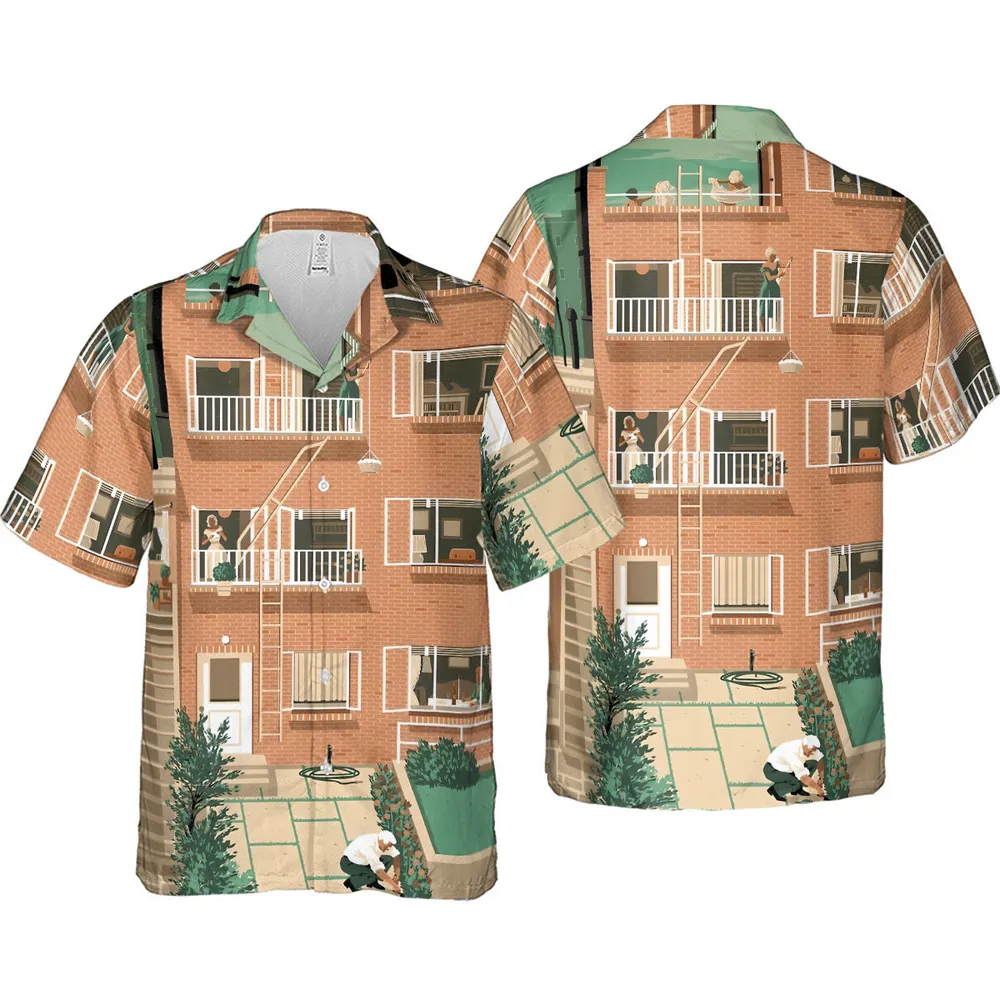Rear Window Hawaiian Shirt - 4