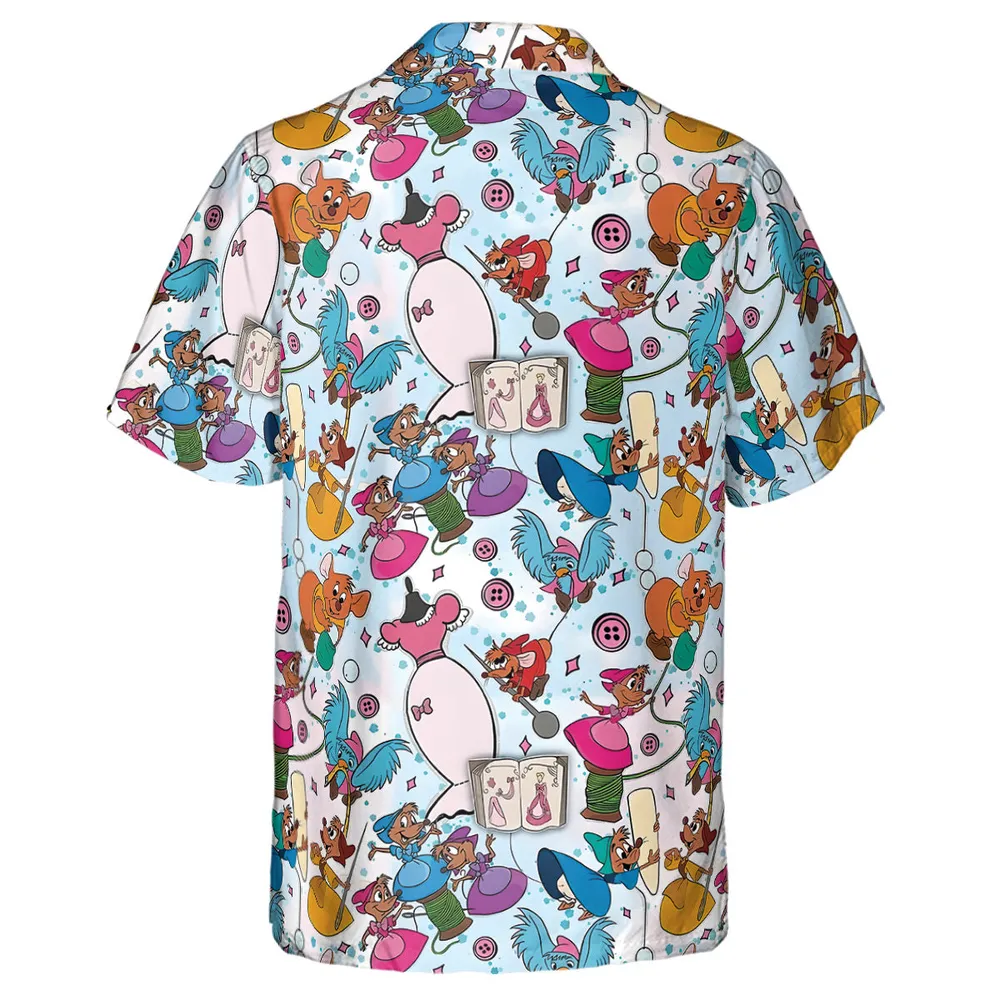 Jaq, Gus, & Sewing Friends Hawaiian Shirt - 3