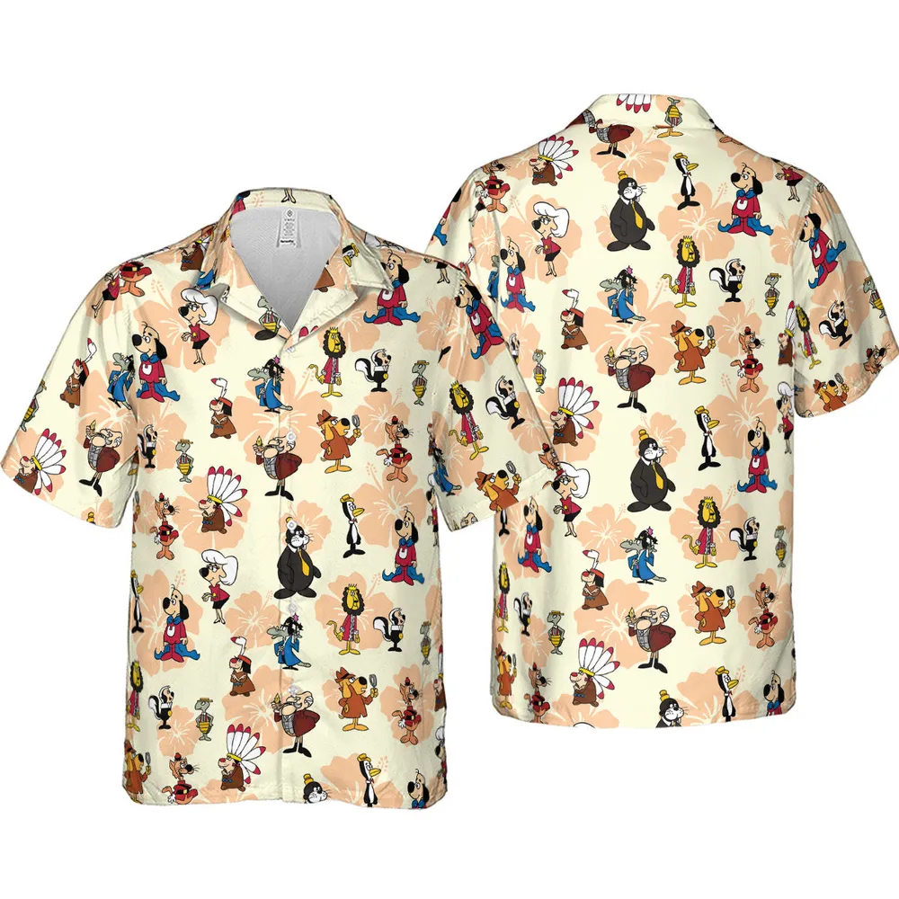 Nostalgia Underdog Characters Hawaiian Shirt - 4