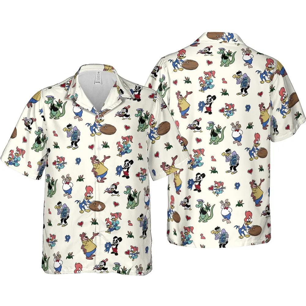 Woody Woodpecker Walter Lantz Hawaiian Shirt - 4