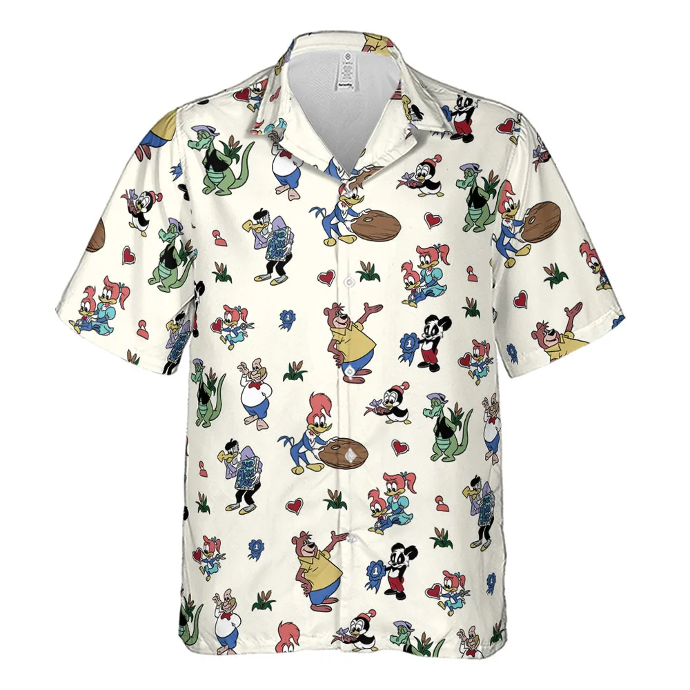 Woody Woodpecker Walter Lantz Hawaiian Shirt - 2