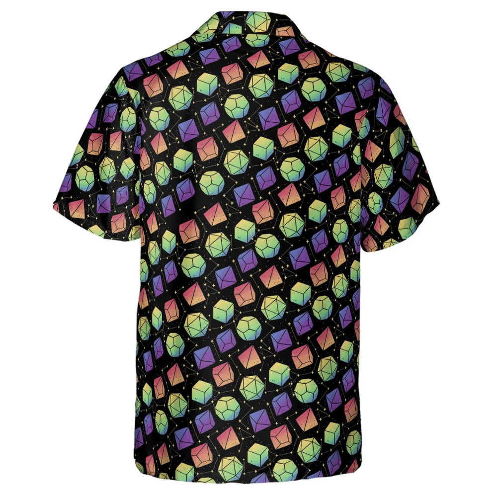 Rainbow Galaxy DnD Hawaiian Shirt - 3