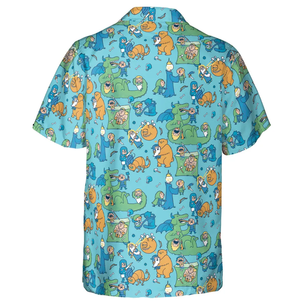 Total Party Kill DnD Hawaiian Shirt - 3