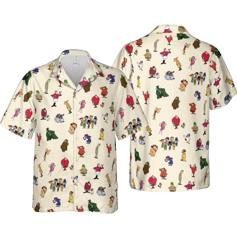 Wacky Races Characters Hawaiian Shirt - 4