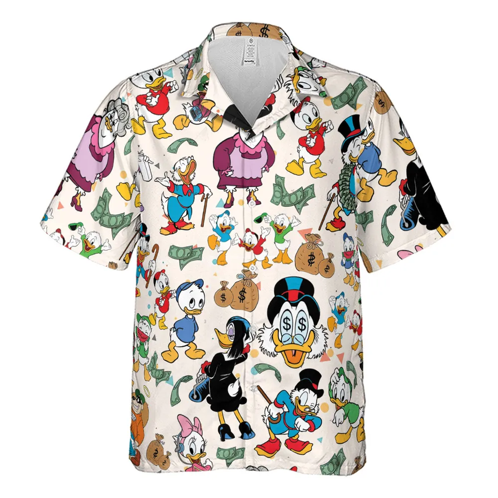 Donald Huey Dewey Ducktales Hawaiian Shirt - 2