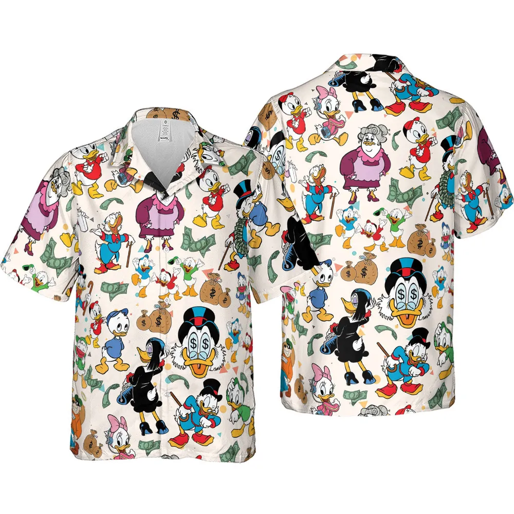Donald Huey Dewey Ducktales Hawaiian Shirt - 4