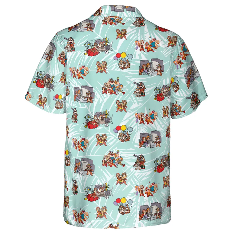 Rescue Team Chip 'n Dale Rescue Rangers Hawaiian Shirt - 3