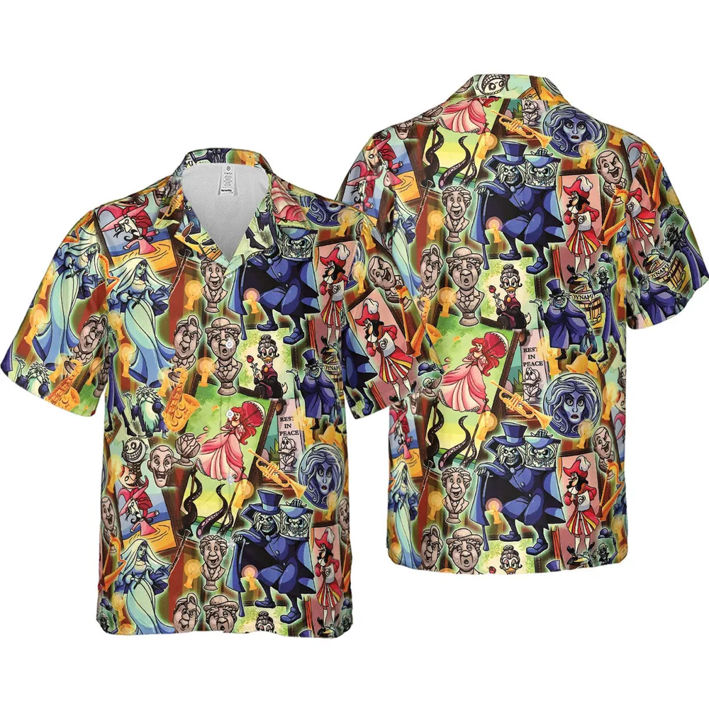 999 Happy Haunts Hawaiian Shirt - 4