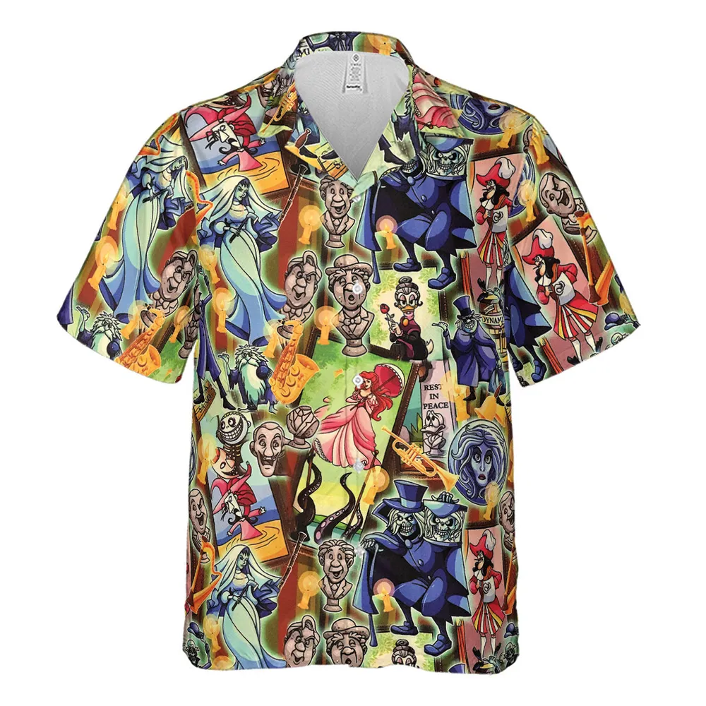 999 Happy Haunts Hawaiian Shirt - 2