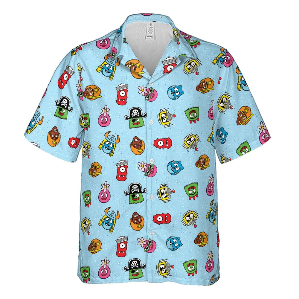 Yo Gabba Gabba Star Wars Mashup Hawaiian Shirt - 2