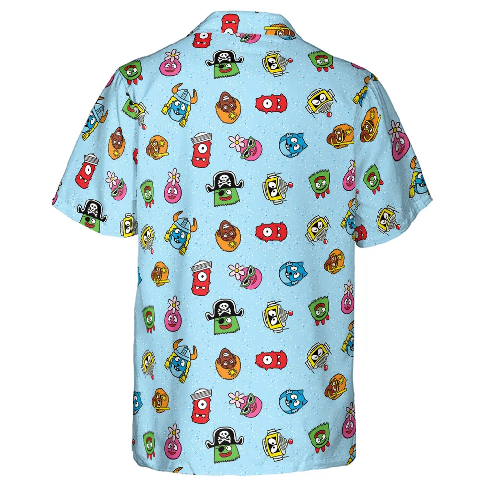 Yo Gabba Gabba Star Wars Mashup Hawaiian Shirt - 3