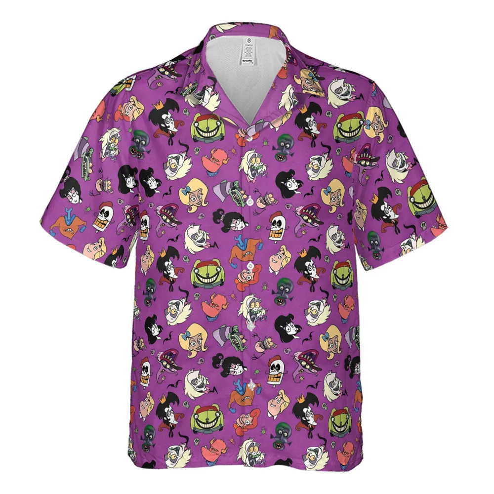 Beetlejuice Cartoon Vintage Hawaiian Shirt - 2