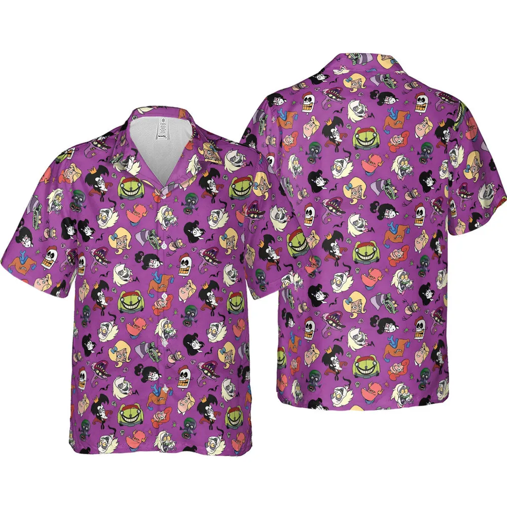 Beetlejuice Cartoon Vintage Hawaiian Shirt - 4