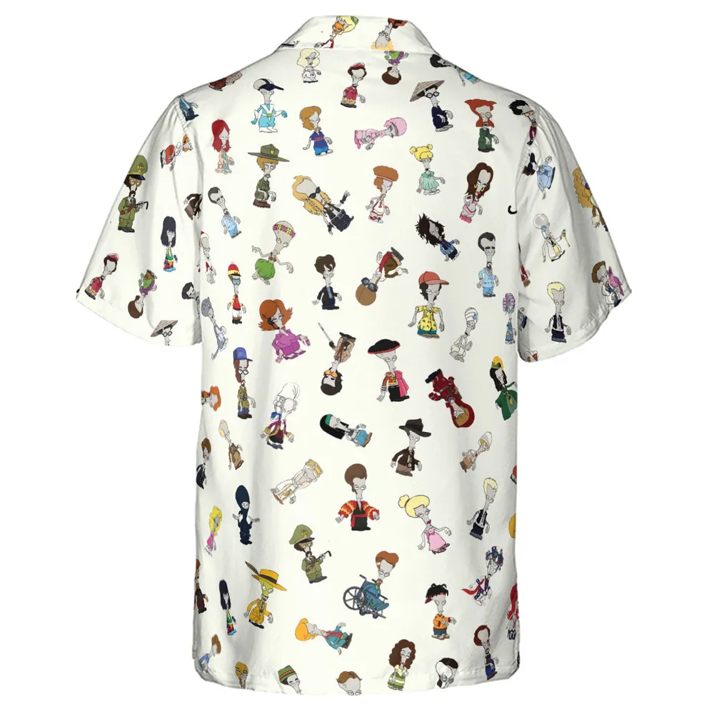 Roger persona Pop culture American Dad Hawaiian Shirt - 3