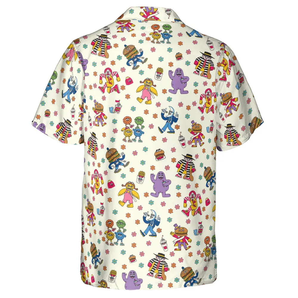 BADA BOP BA BA Mcdonaldland Hawaiian Shirt - 3