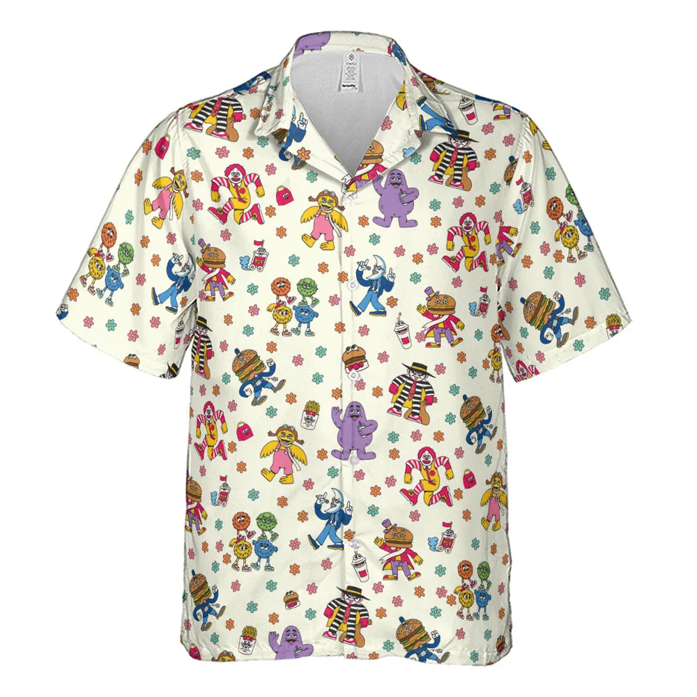 BADA BOP BA BA Mcdonaldland Hawaiian Shirt - 2