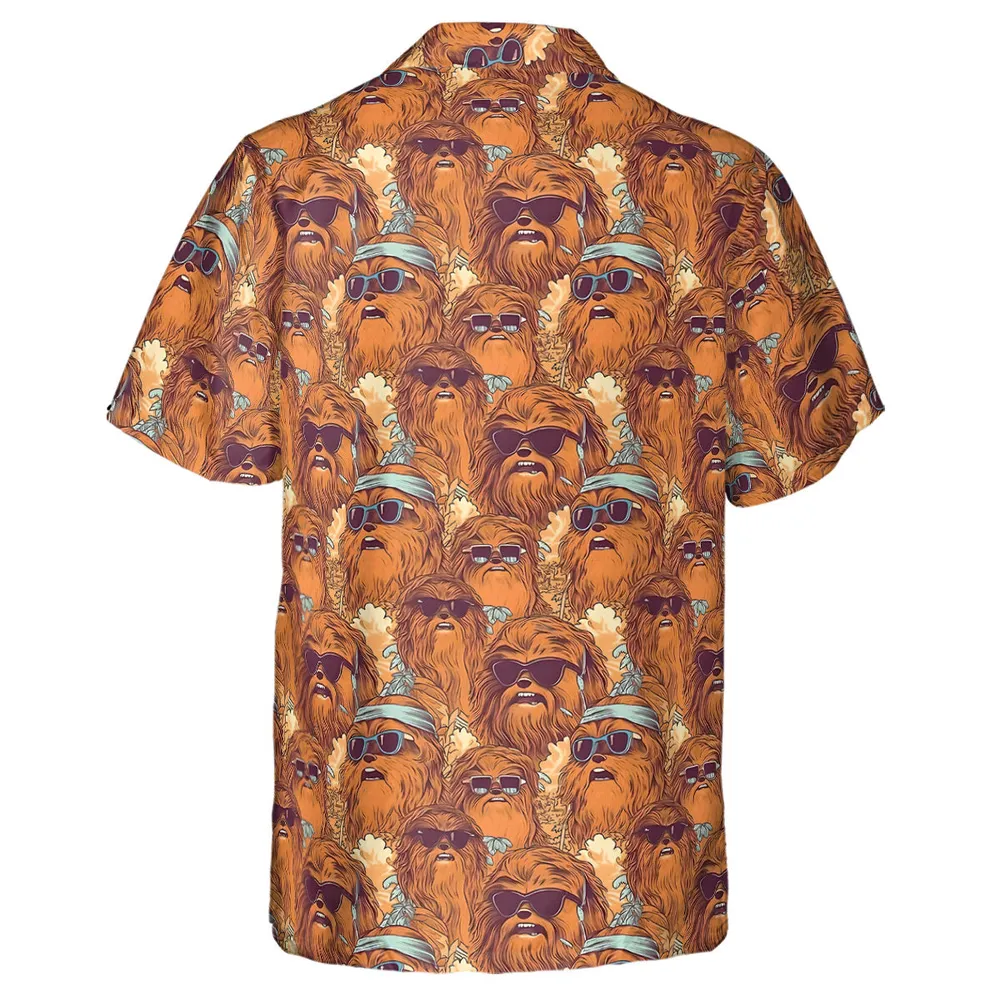 Retro Chewy Summer Vibes Hawaiian Shirt - 3