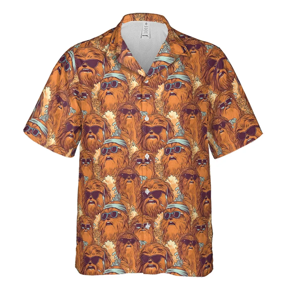 Retro Chewy Summer Vibes Hawaiian Shirt - 2