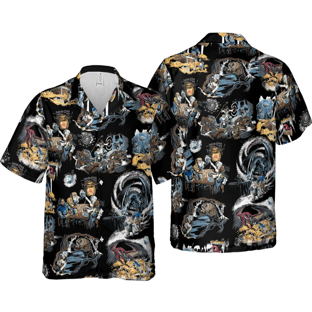 Recap DND Hawaiian Shirt - 4