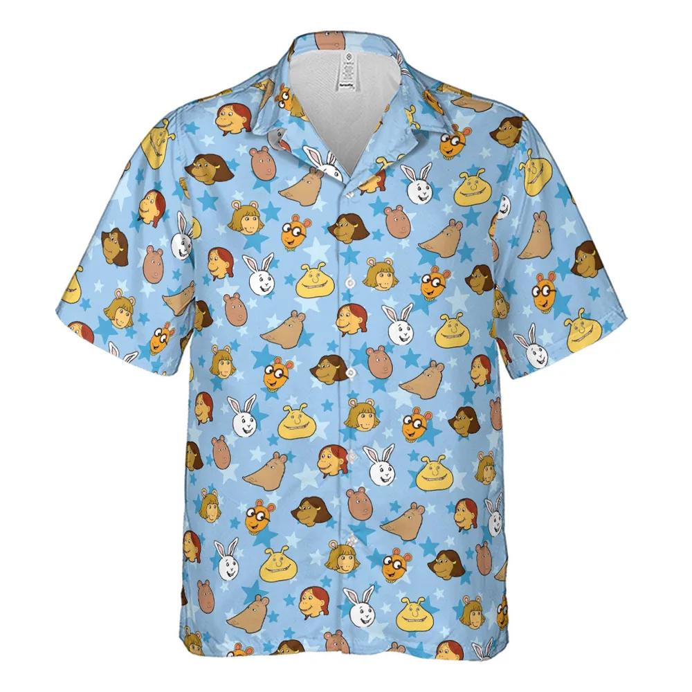 Arthur Characters Hawaiian Shirt - 2