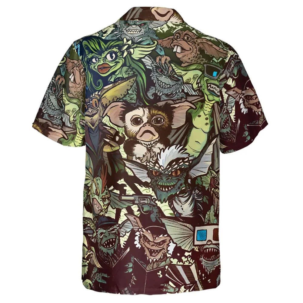 Tropical Gremlins Hawaiian Shirt - 3