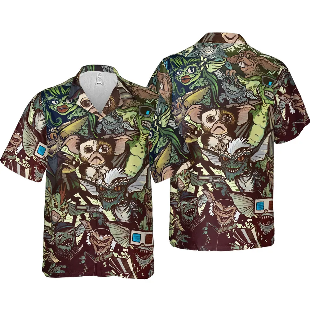 Tropical Gremlins Hawaiian Shirt - 4