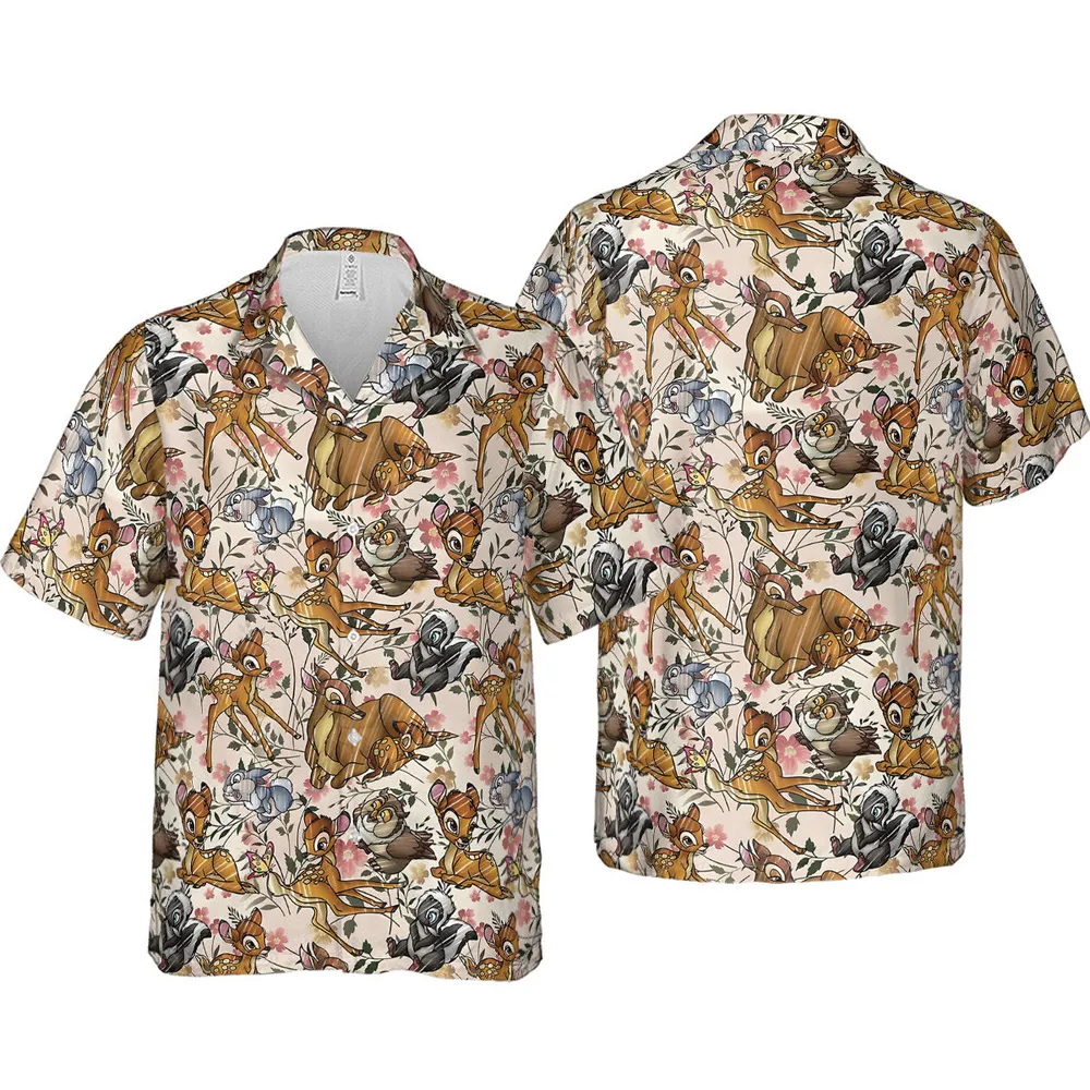 Little Wild Bambi Hawaiian Shirt - 4