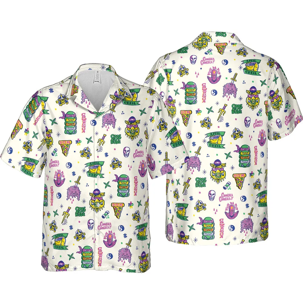 Shell Shock Teenage Mutant Ninja Turtles Hawaiian Shirt - 4