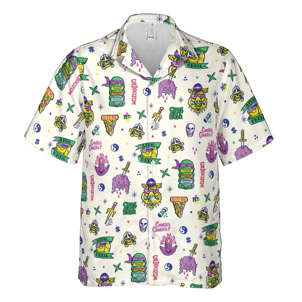 Shell Shock Teenage Mutant Ninja Turtles Hawaiian Shirt - 2