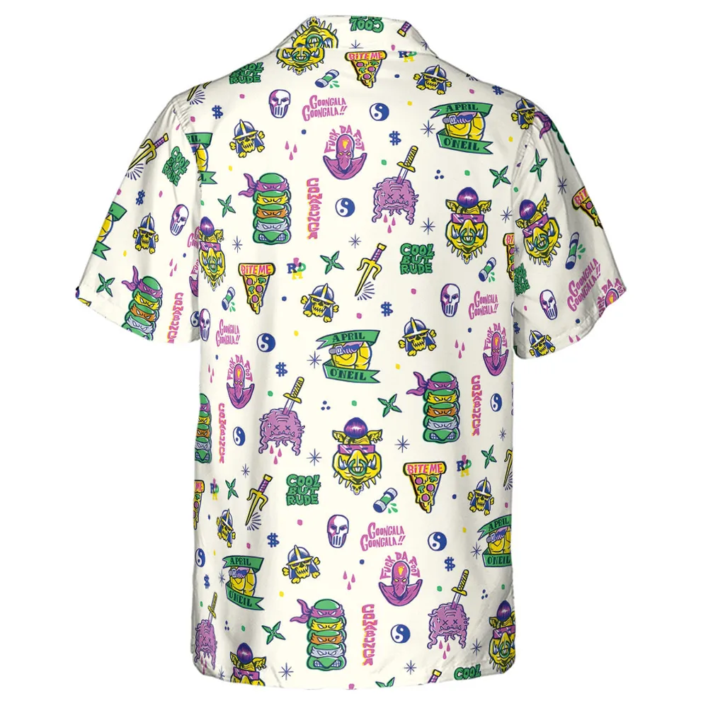 Shell Shock Teenage Mutant Ninja Turtles Hawaiian Shirt - 3