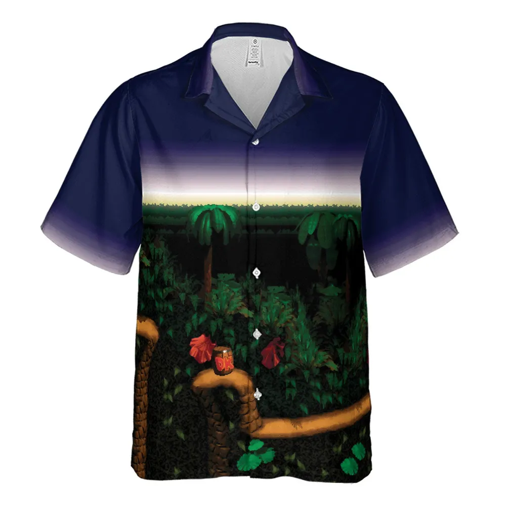 Barrel Cannon DonKey Kong Hawaiian Shirt - 2