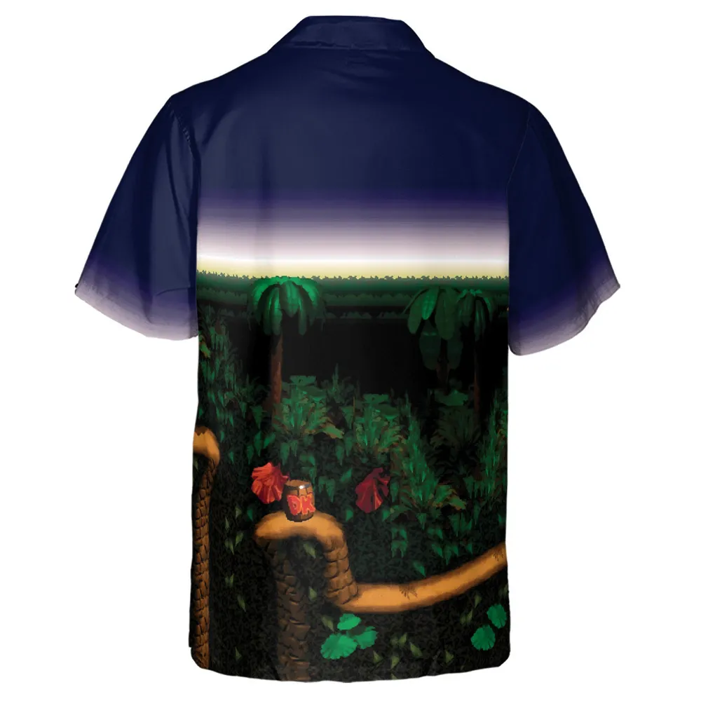 Barrel Cannon DonKey Kong Hawaiian Shirt - 3