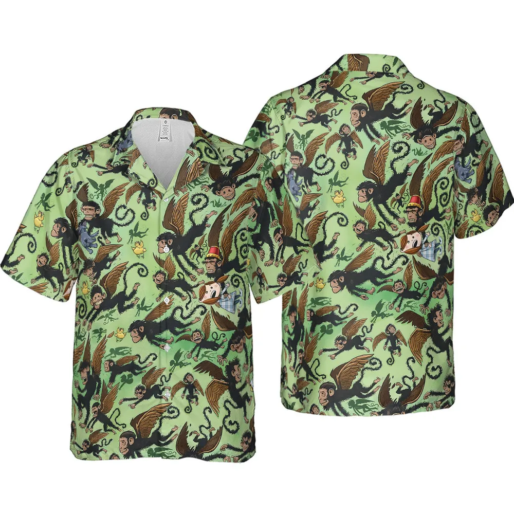 Flying Monkeys The Wizard Of Oz Hawaiian Shirt - 4