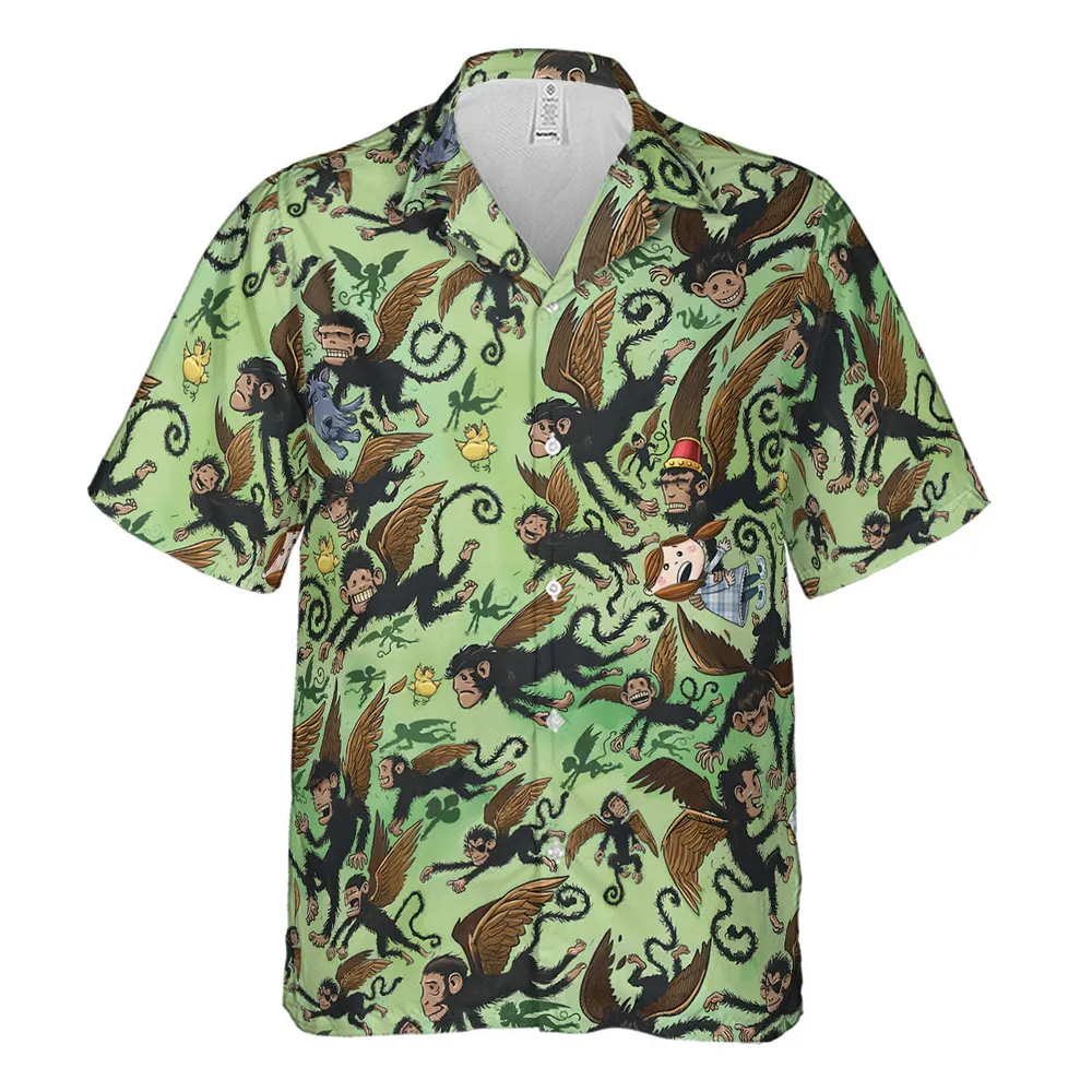 Flying Monkeys The Wizard Of Oz Hawaiian Shirt - 2