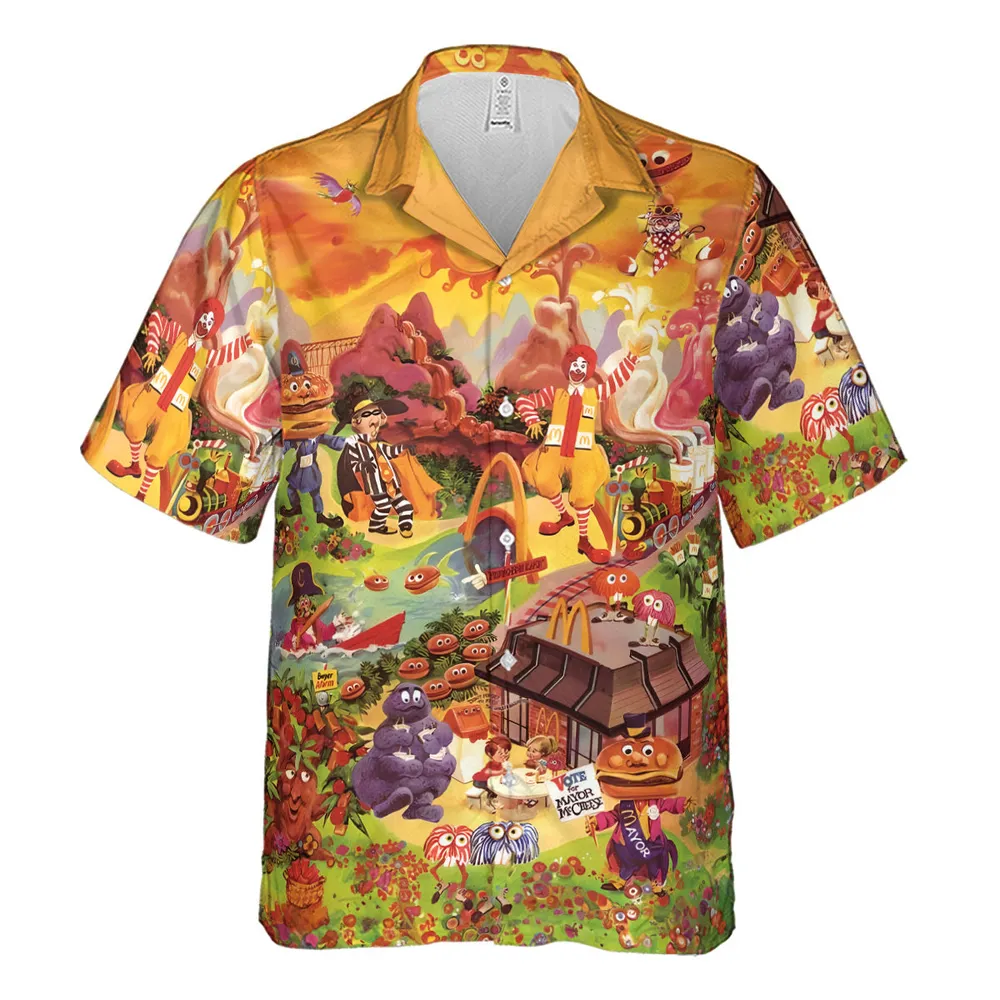 Wonder Foodland The Siege Of Mcdonaldland Hawaiian Shirt - 2