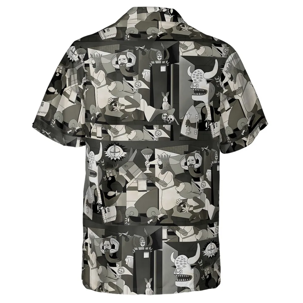 Monty Picasso Style Art Hawaiian Shirt - 3