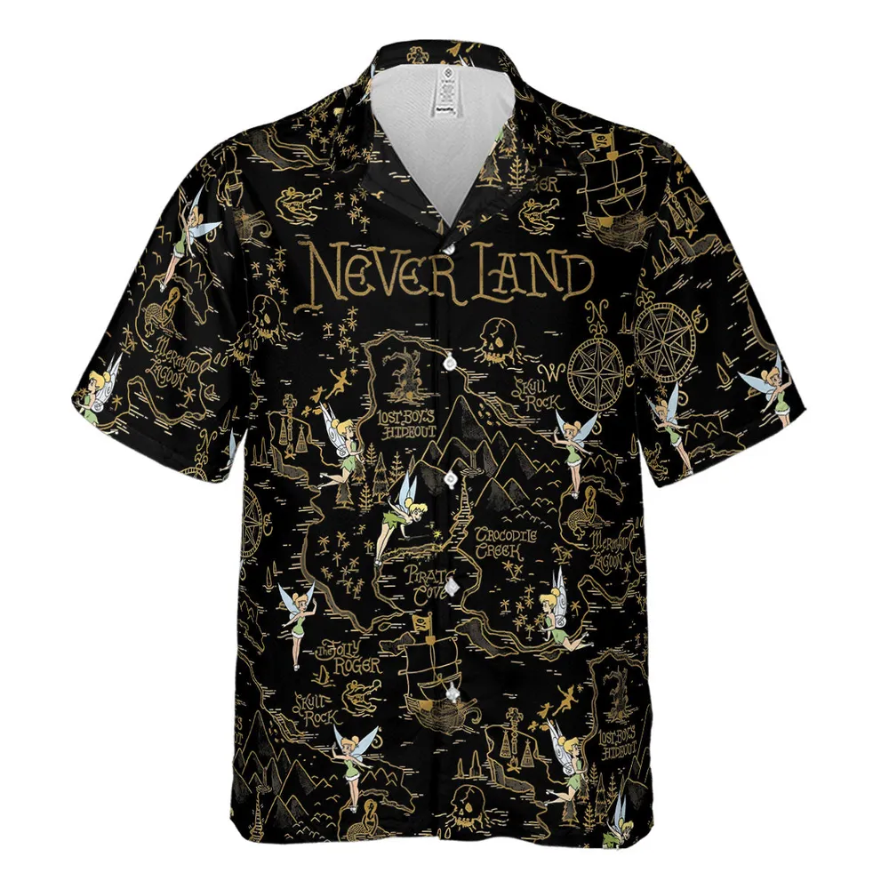 Finding Neverland Tinker Bell Hawaiian Shirt - 2