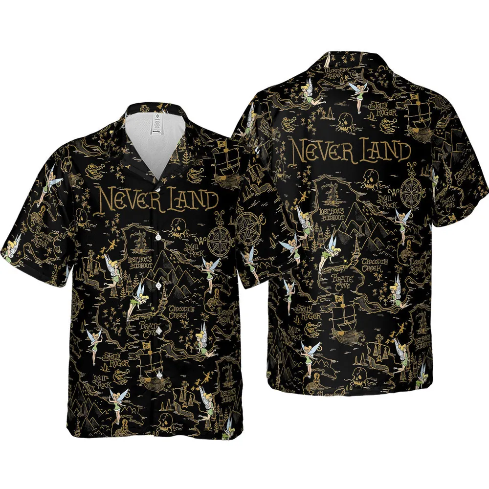 Finding Neverland Tinker Bell Hawaiian Shirt - 4