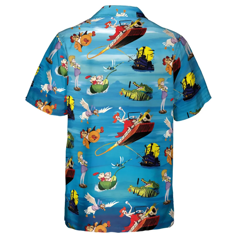 Chasing The Rescuers Characters Hawaiian Shirt - 3