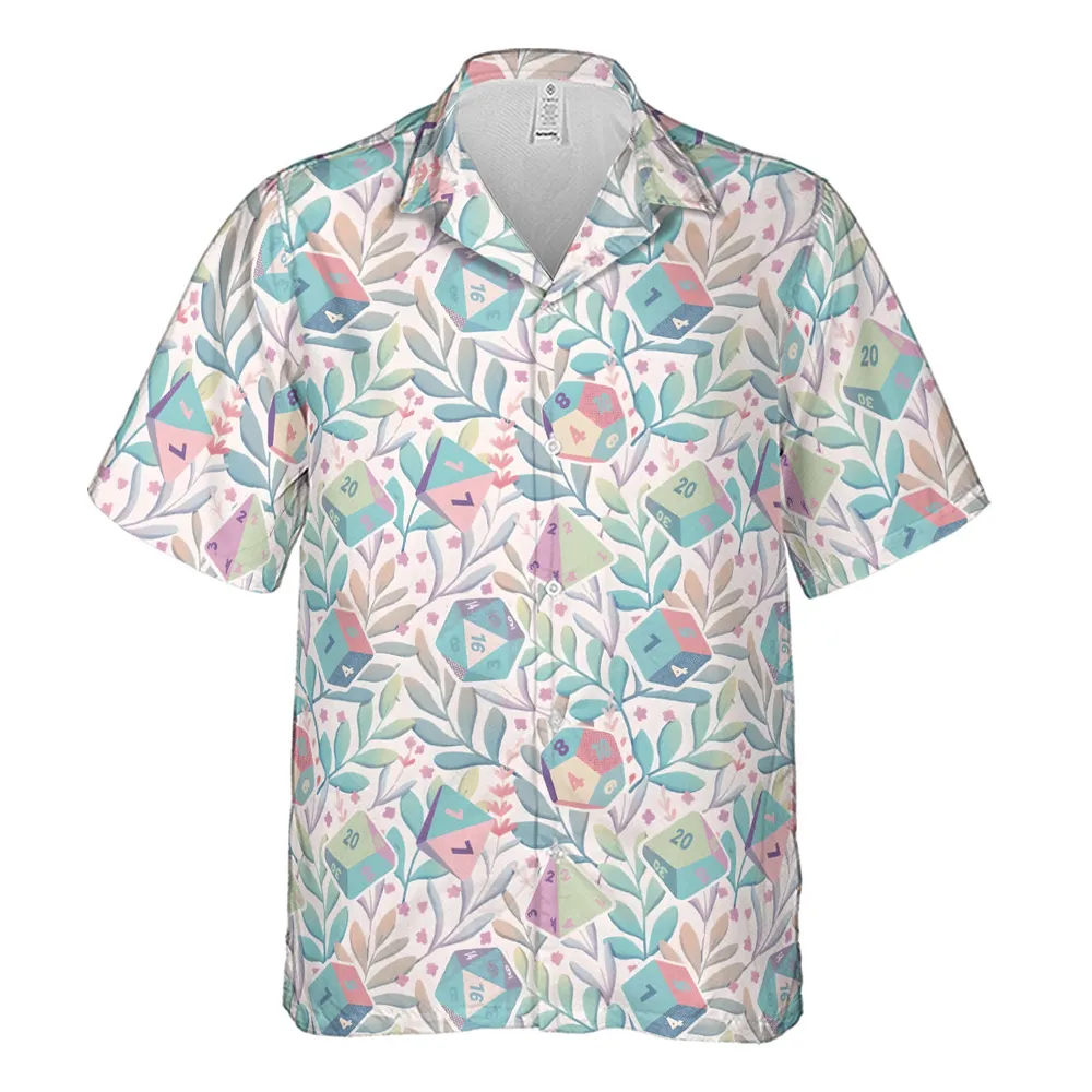 Dice Flower Soft DnD Hawaiian Shirt - 2